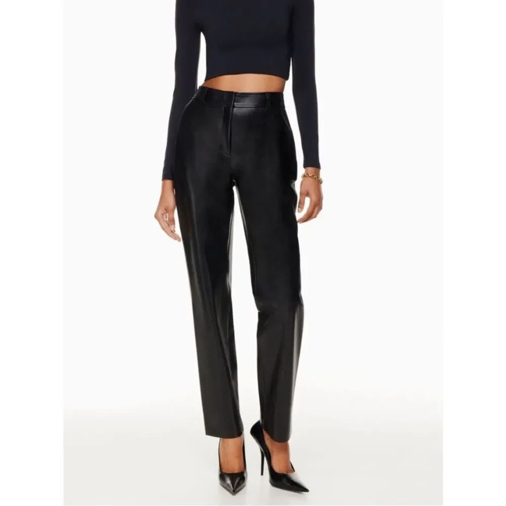 Aritzia Babaton Command Faux Leather Pants